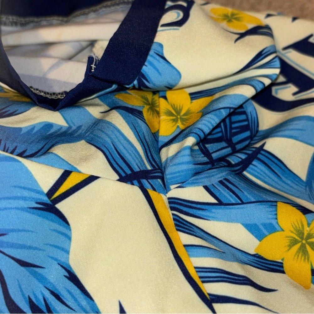 Dave Wills Match-Up Tampa Bay Rays Baseball Hawaiian Shirt SGA Giveaway Size M - Picture 9 of 15